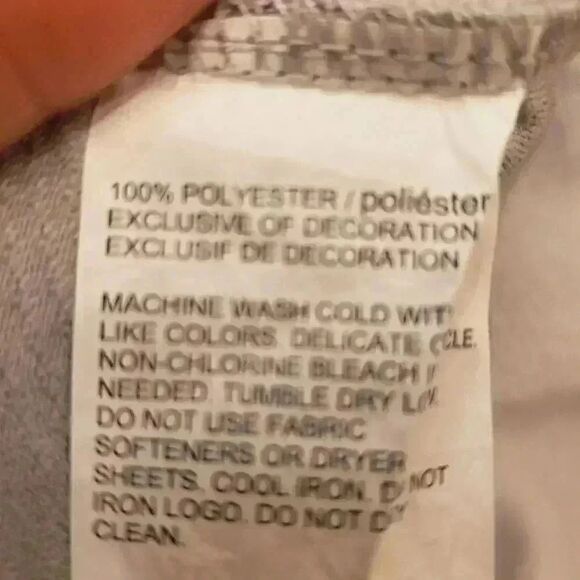 PGA Tour Men's Gray Striped Short Sleeve Performance - Picture 9 of 10